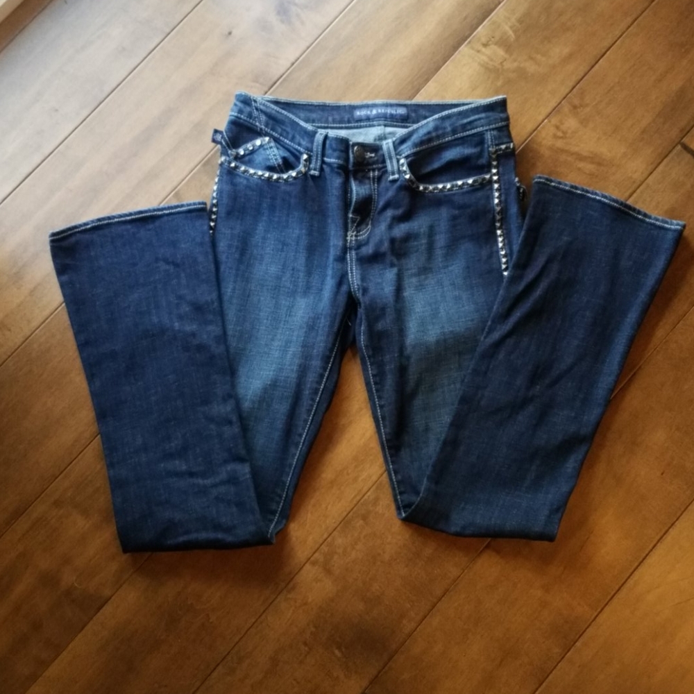 Rock&Republic studded jeans size 6M